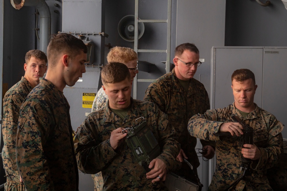 DVIDS - Images - Always Ready; 31st MEU Equipment Check aboard USS ...