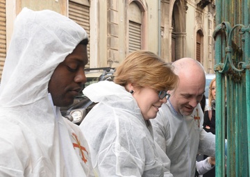 U.S. Consul General Participates in COMREL and Visits NAS Sigonella