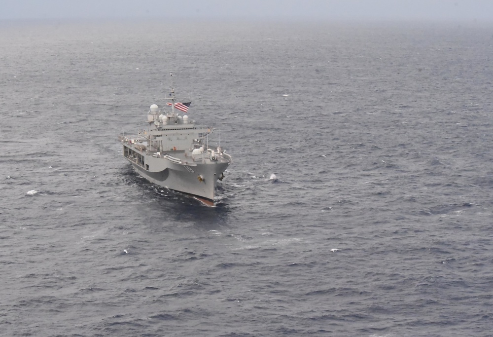 USS Blue Ridge (LCC 19) Sails Philippine Sea