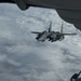 Deployed KC-10 refuels F-15 Strike Eagles