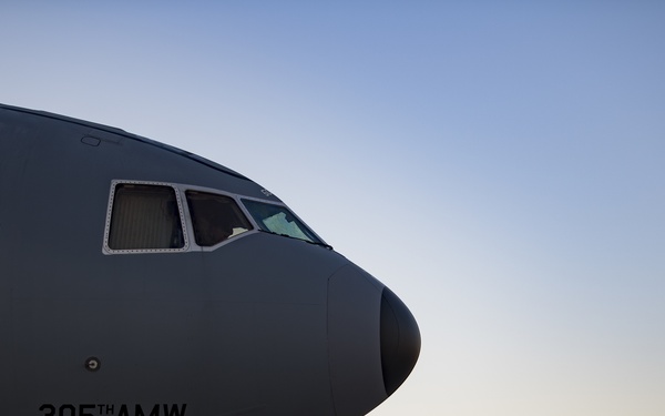 Deployed KC-10 refuels A-10s