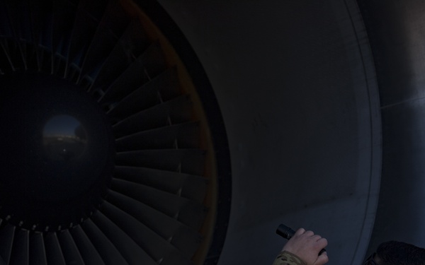 Deployed KC-10 refuels A-10s