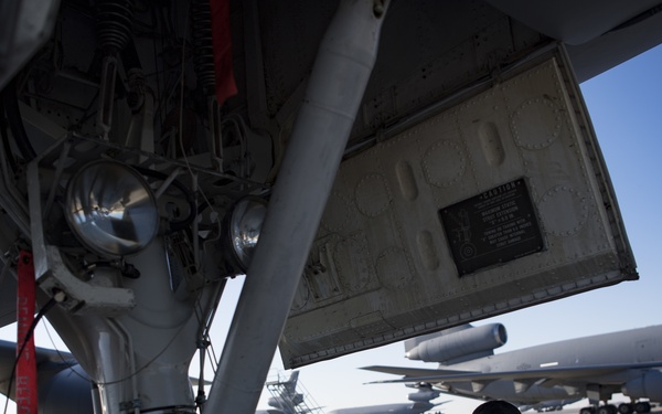 Deployed KC-10 refuels A-10s