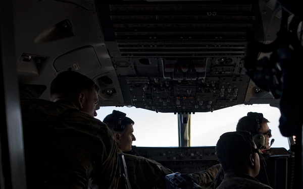 Deployed KC-10 refuels A-10s
