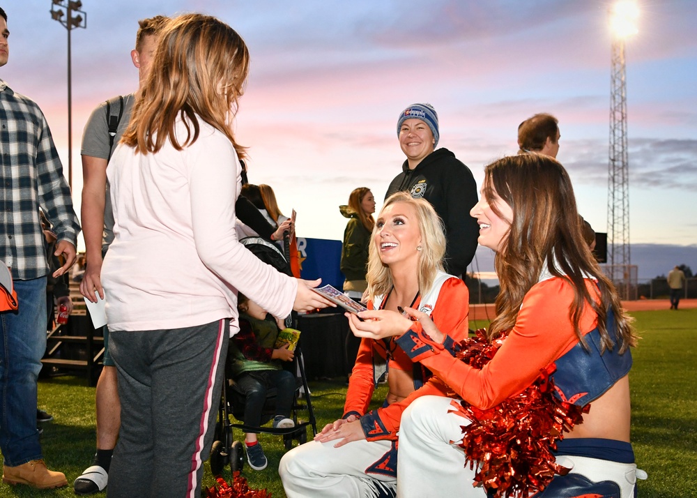 Denver Broncos Cheerleaders and Alumni Visit NAVSTA Rota
