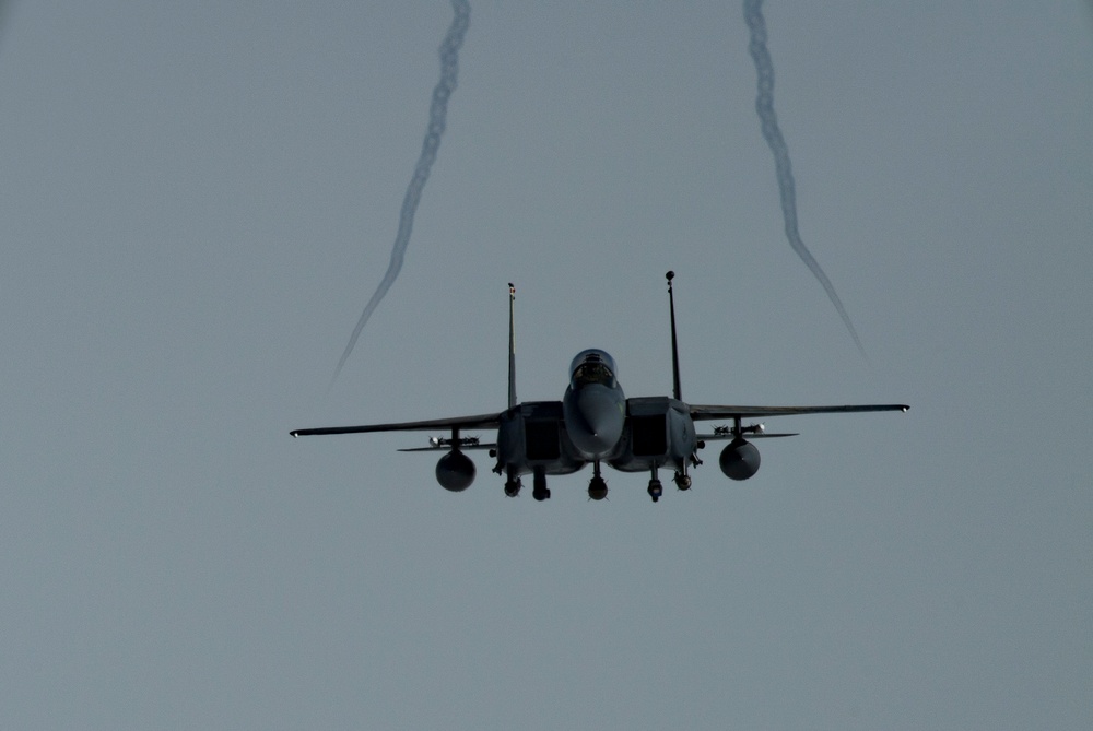 Deployed KC-10 refueling mission