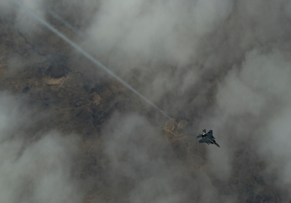 Deployed KC-10 refueling mission