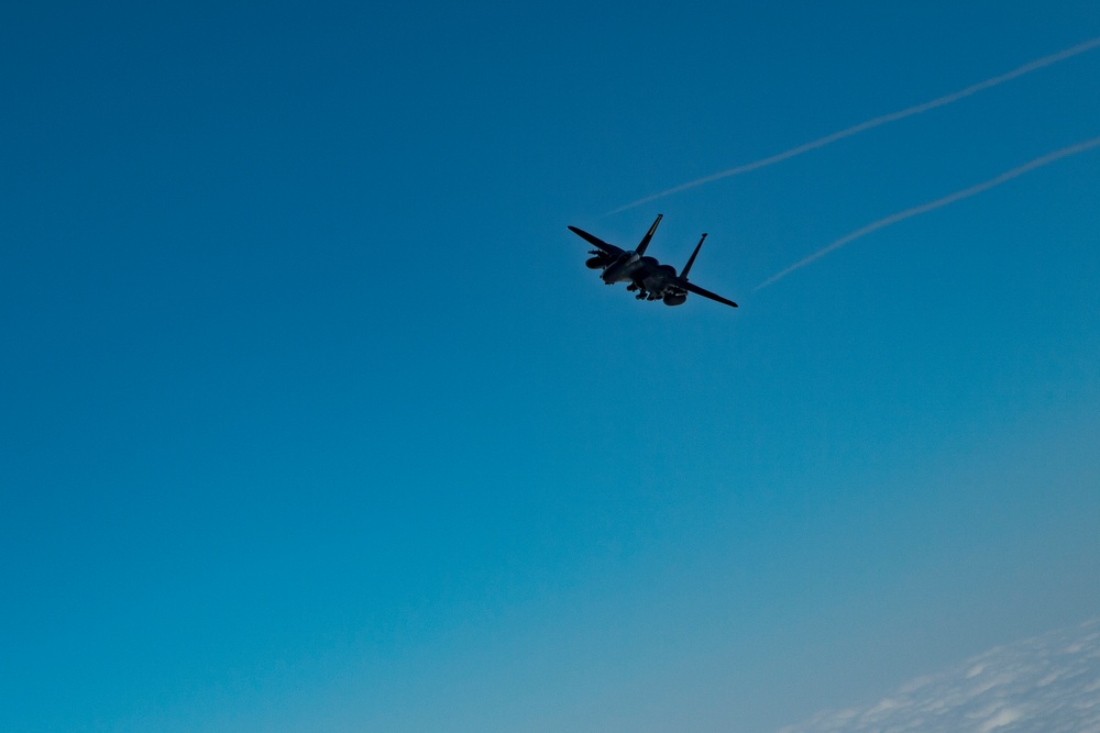 Deployed KC-10 refueling mission