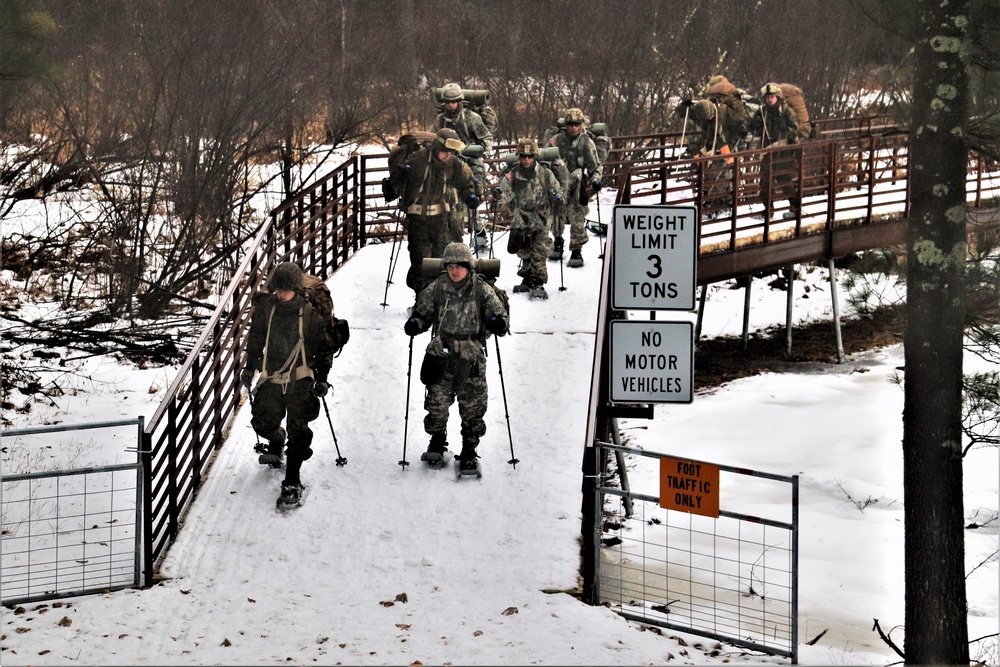 Cold-Weather Operations Course Class 20-02 completes snowshoe, ahkio sled use training at Fort McCoy