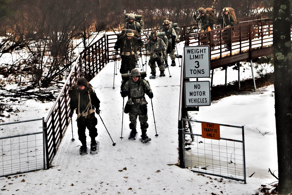 Cold-Weather Operations Course Class 20-02 completes snowshoe, ahkio sled use training at Fort McCoy