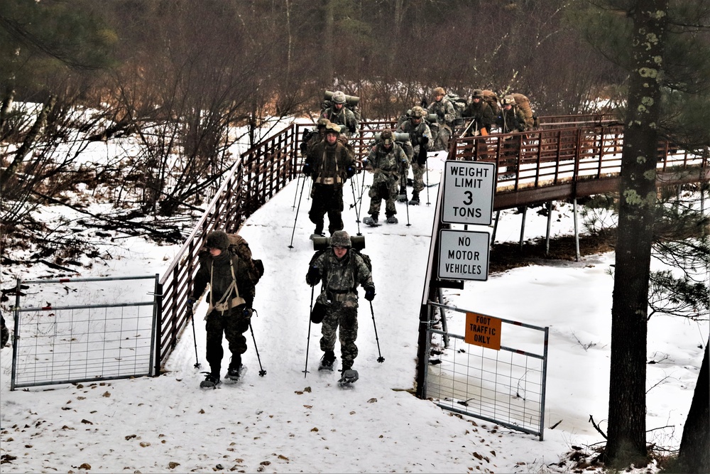 Cold-Weather Operations Course Class 20-02 completes snowshoe, ahkio-sled-use training at Fort McCoy