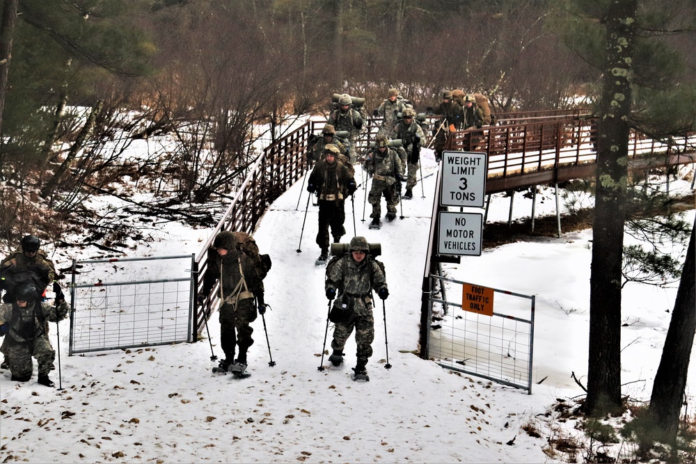 Cold-Weather Operations Course Class 20-02 completes snowshoe, ahkio-sled-use training at Fort McCoy