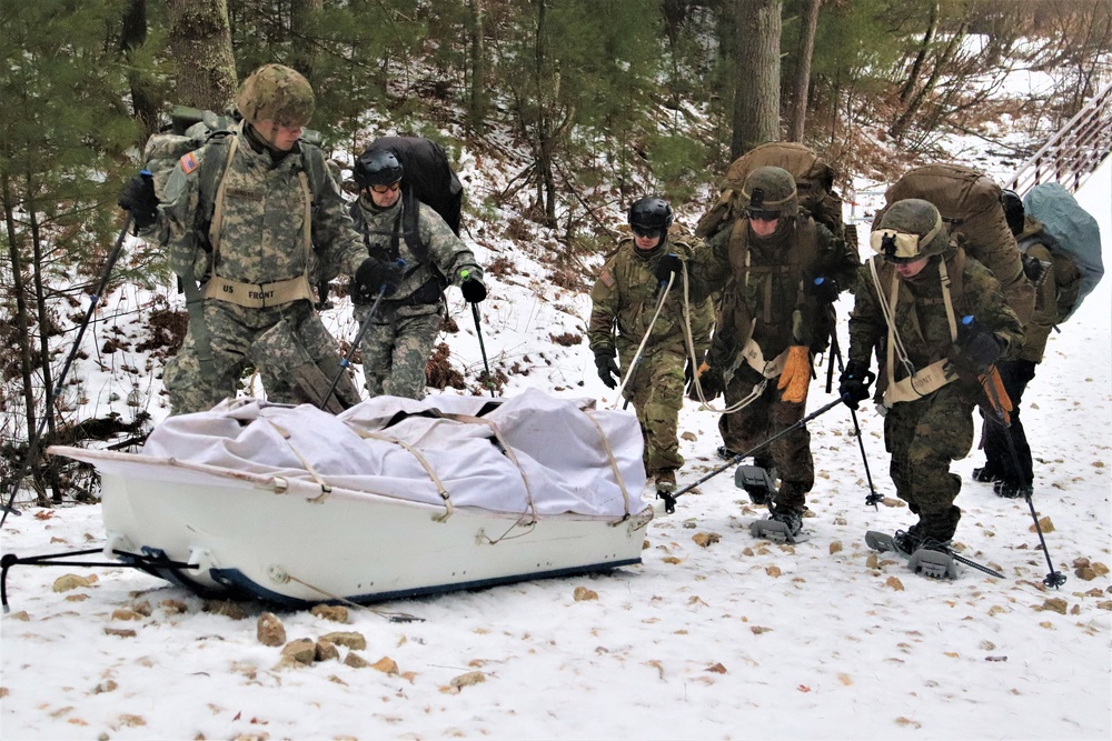 Cold-Weather Operations Course Class 20-02 completes snowshoe, ahkio-sled-use training at Fort McCoy