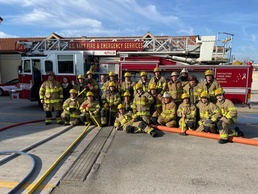 NSA Naples Fire and Emergency Services Conducts Live Fire Drill