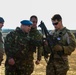 U.S. and Romanian MP marksmanship training.