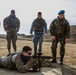 U.S. and Romanian MP marksmanship training.