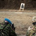 U.S. and Romanian MP marksmanship training.