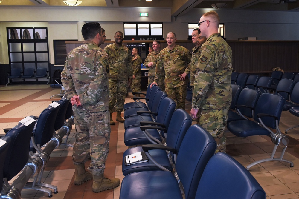 USAF Expeditionary Center leadership visits 724th AMS