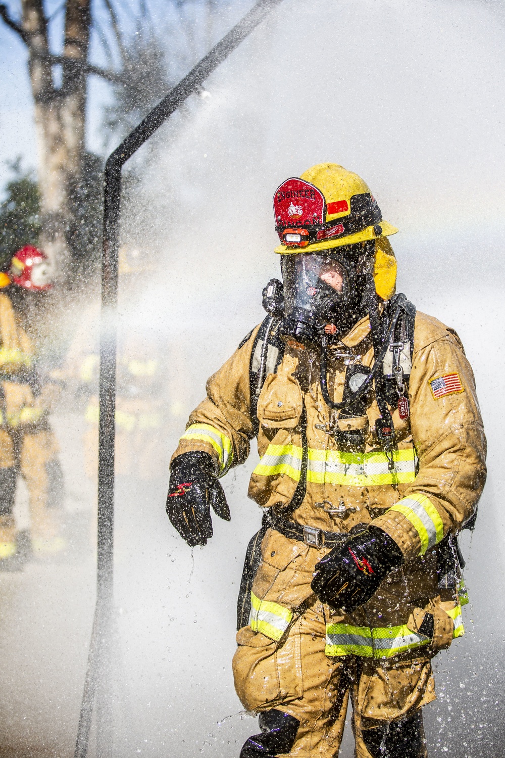 CPFD hosts partner agencies for structural firefighting exercise