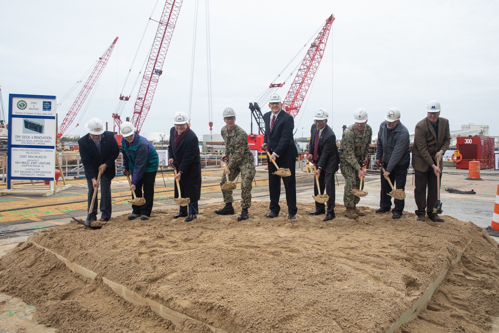 NNSY Breaks Ground at Dry Dock 4