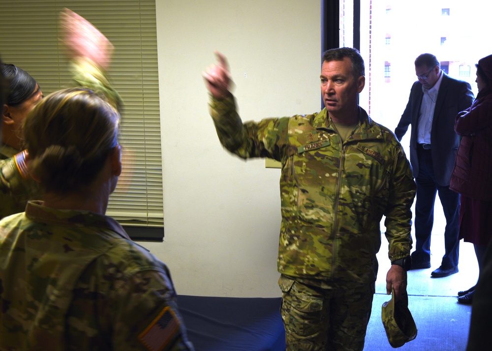 Maj. Gen. Franks Visits Ft. Eustis