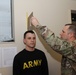 SPC Hinkle weighs-in at the 782d MI BN BWC