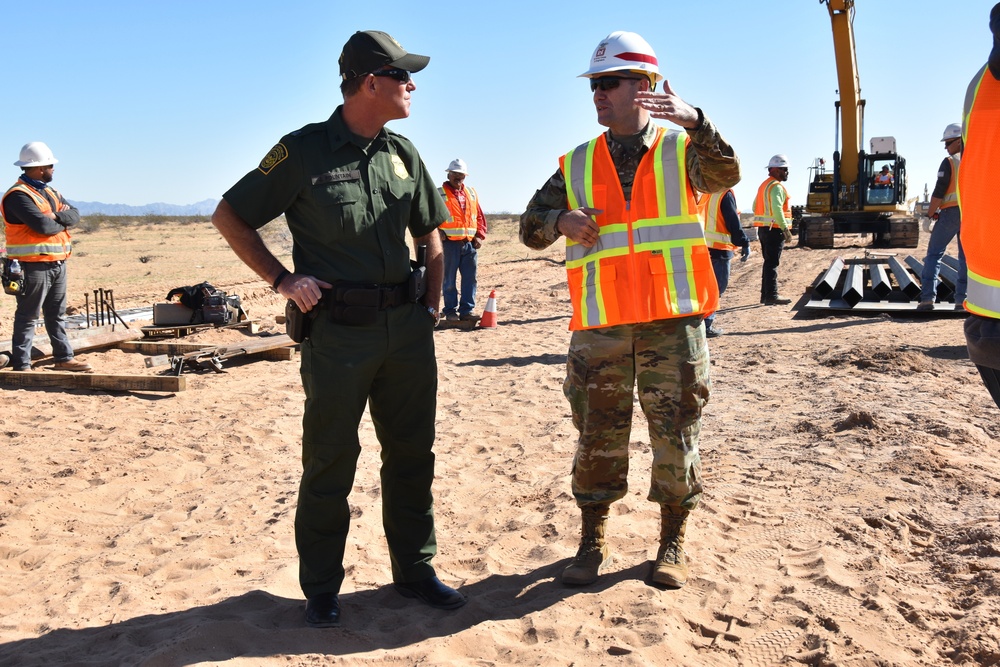 Border Barrier Construction, BMGR