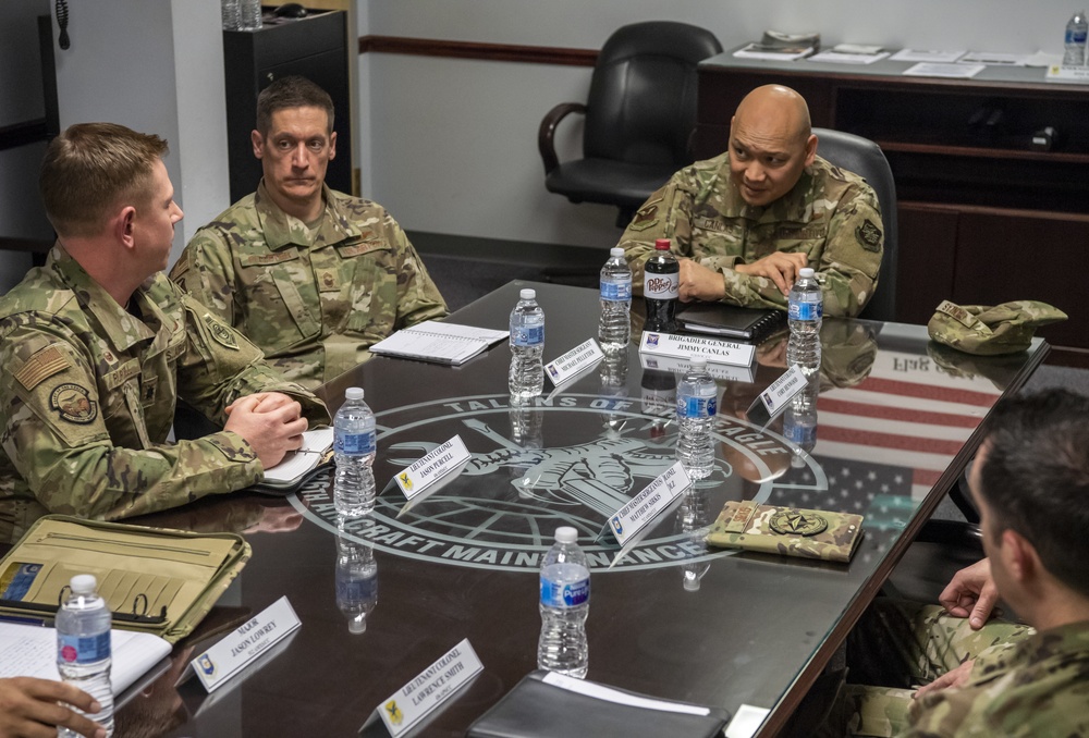Brig. Gen. Jimmy Canlas visits Team Dover