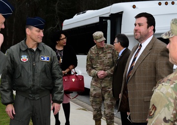 Senator David Perdue's Staff Visits JSTARS