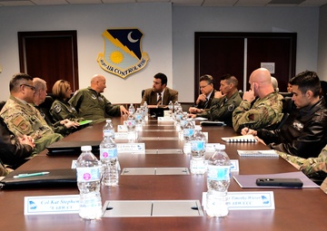 Senator David Perdue's Staff Visits JSTARS