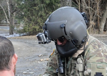 MEDEVAC Soldiers train in disaster scenario