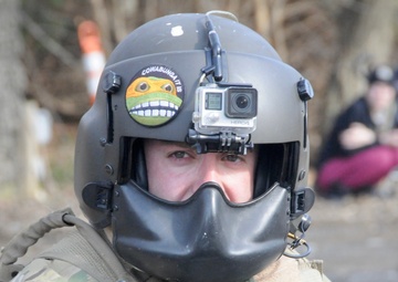 MEDEVAC Soldiers train in disaster scenario