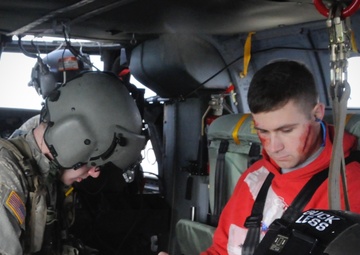 MEDEVAC Soldiers train in disaster scenario