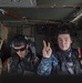 U.S. Naval Sea Cadets fly on a Black Hawk