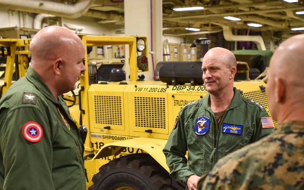 Commander, US 7th Fleet Visits USS America