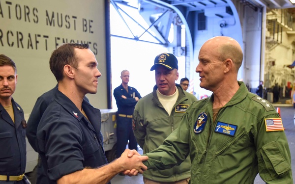 Commander, US 7th Fleet Visits USS America