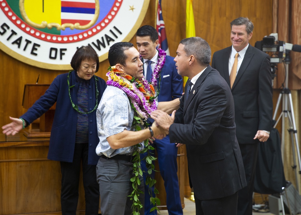 Retired Recon Marine Receives Award for Work in Community