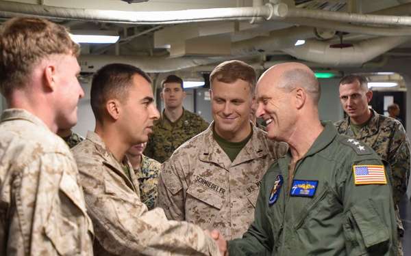 Commander, US 7th Fleet Visits USS America