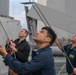 USS Green Bay (LPD 20) sails with U.S Ships
