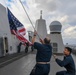 USS Green Bay (LPD 20) sails with U.S Ships