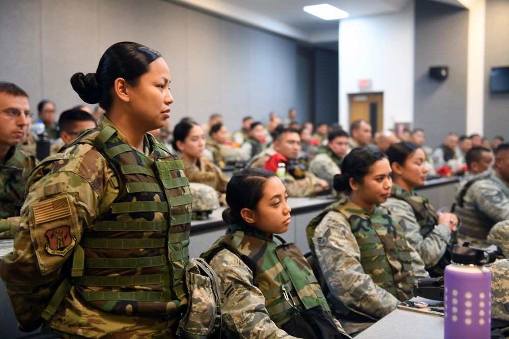Gen. Lengyel Guam National Guard troop visit