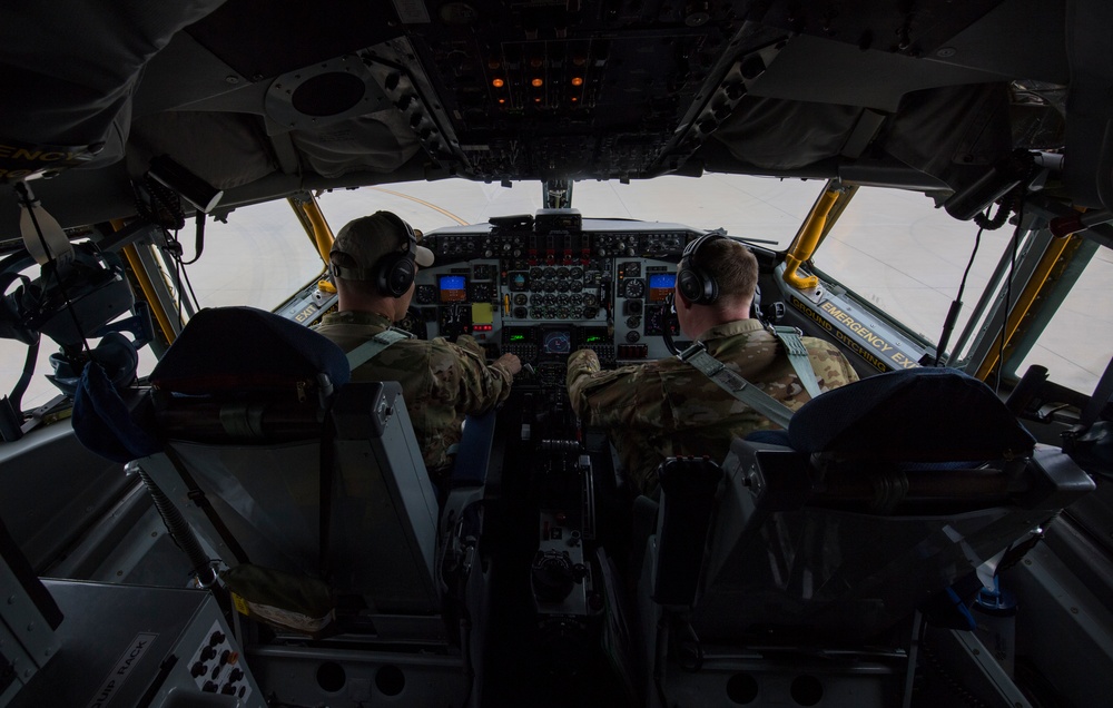 The Air Force refueling the Navy