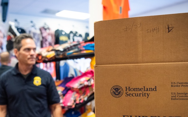 HSI, CBP operation seizes record-breaking $123 million of fake sports merchandise