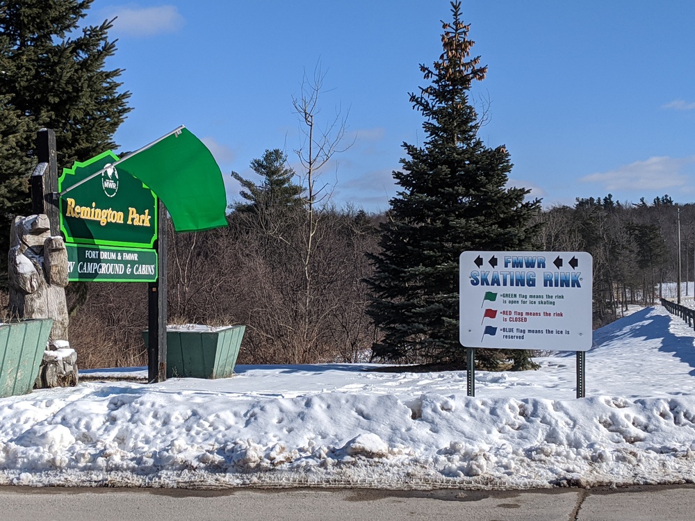 Fort Drum FMWR opens new ice rink for recreational skating