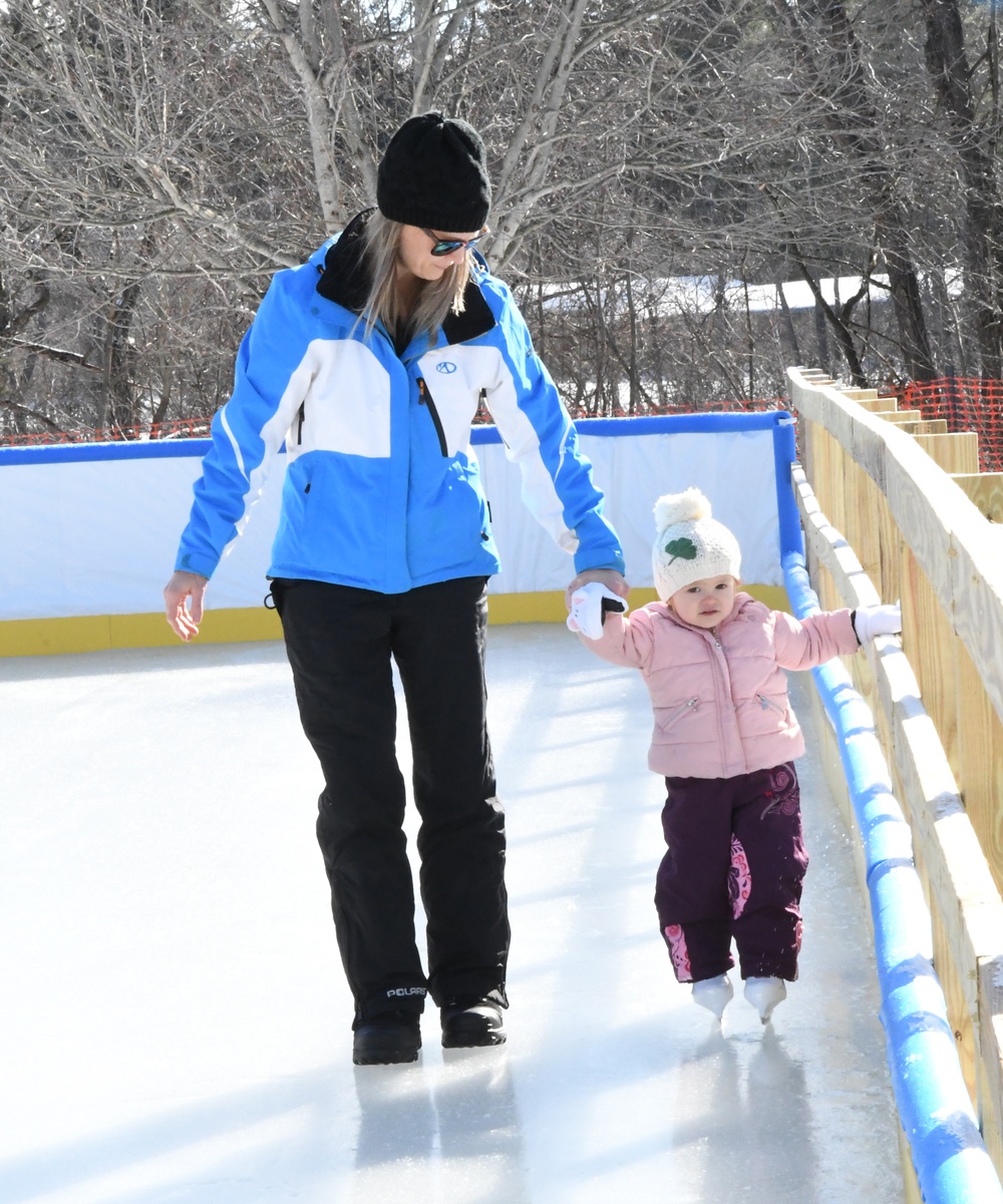 Fort Drum FMWR opens new ice rink for recreational skating