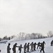 Cold-Weather Operations Course Class 20-02 students learn skiing techniques at Fort McCoy