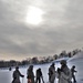 Cold-Weather Operations Course Class 20-02 students learn skiing techniques at Fort McCoy