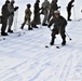Cold-Weather Operations Course Class 20-02 students learn skiing techniques at Fort McCoy