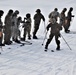 Cold-Weather Operations Course Class 20-02 students learn skiing techniques at Fort McCoy
