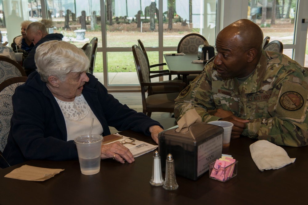 Chief Master Sergeant of the Air Force Kaleth O. Wright visits AFSOC